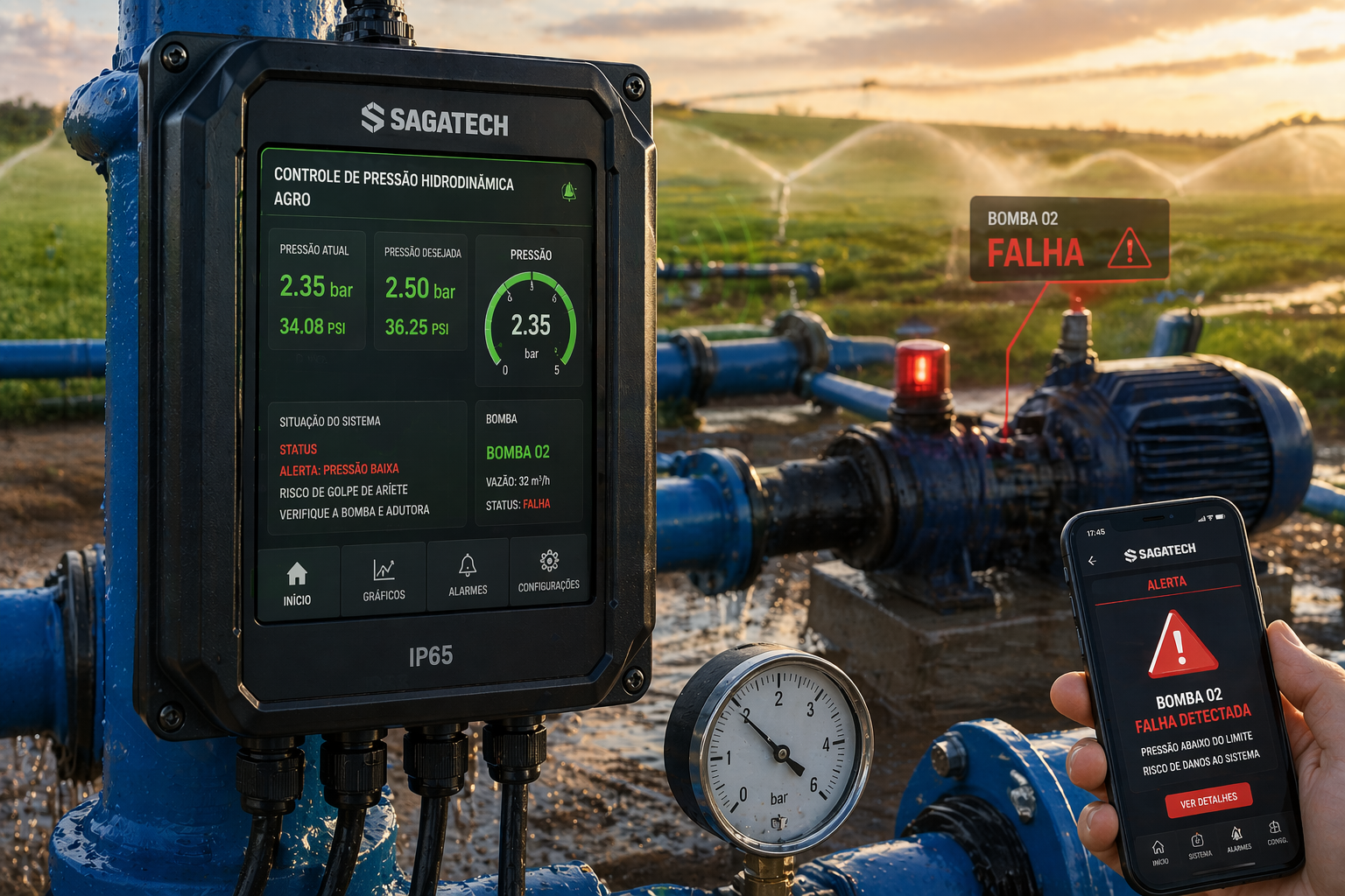 Controlador de Pressão Hidrodinâmica