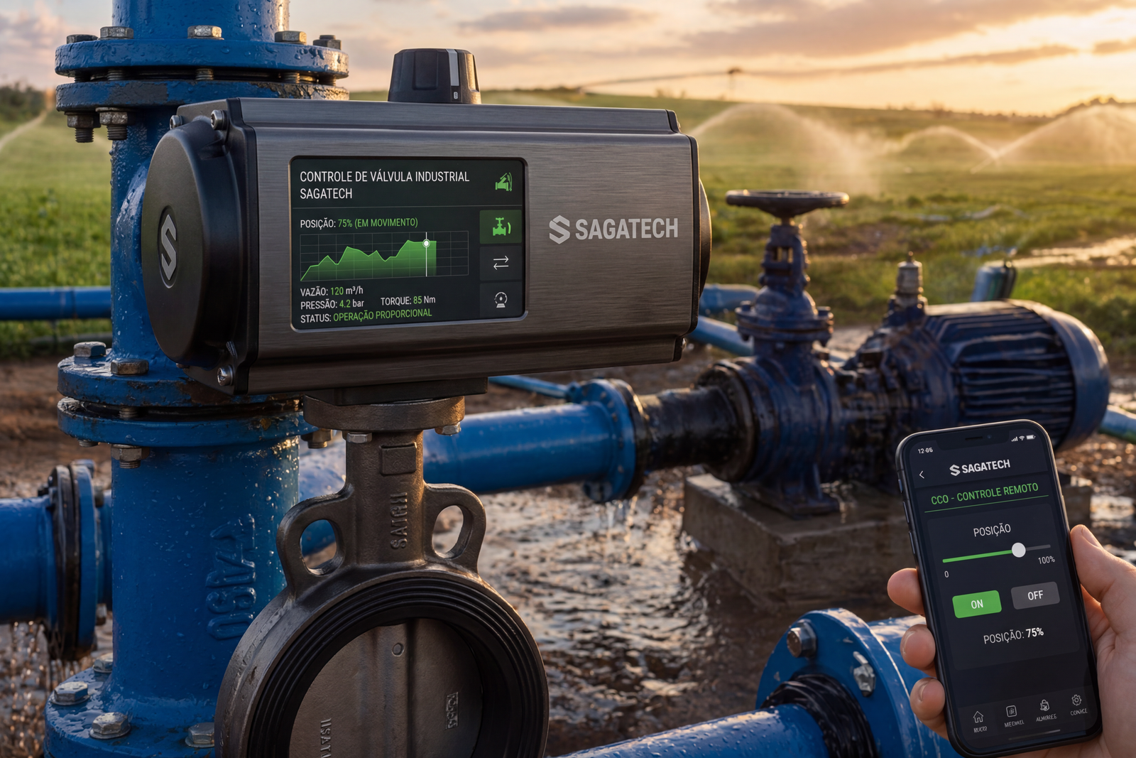 Controle de Registros e Válvulas ON/OFF e Proporcionais