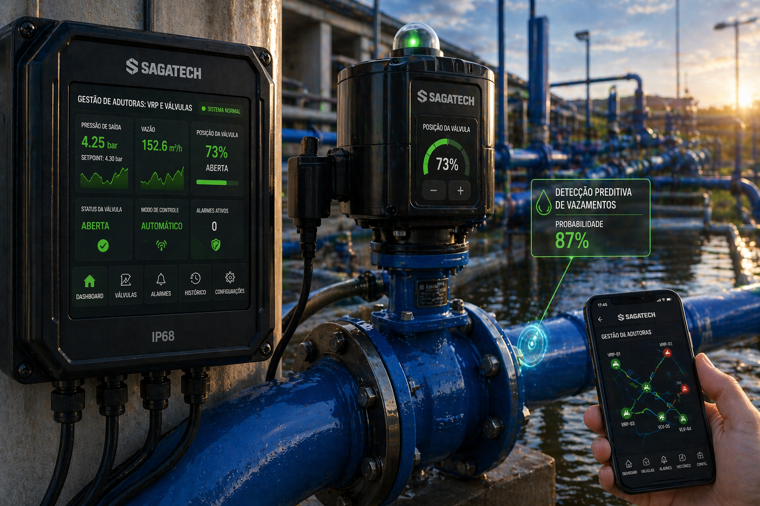 Gestão de Adutoras: VRP e Válvulas